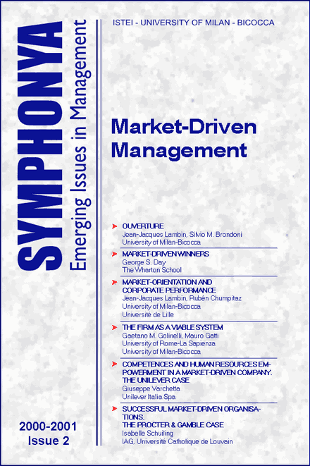					View No. 2 (2001): Market-Driven Management
				
