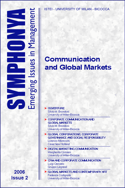 					View No. 2 (2006): Communication and Global Markets
				