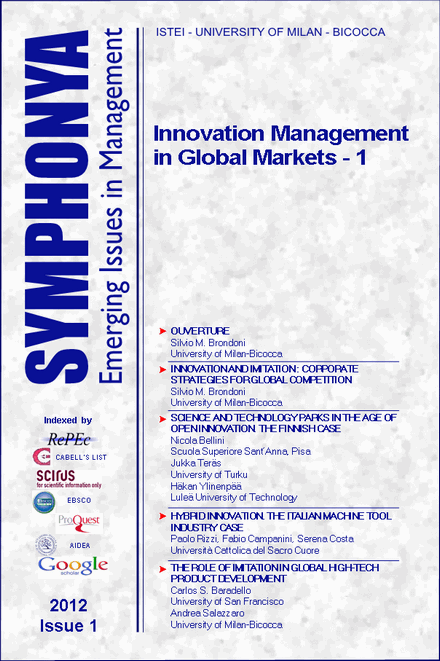 					View No. 1 (2012): Innovation Management in Global Markets - 1
				