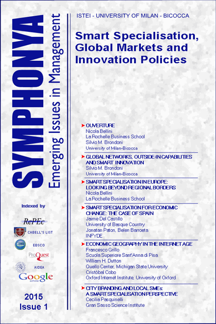 					View No. 1 (2015): Smart Specialisation, Global Markets and Innovation Policies
				